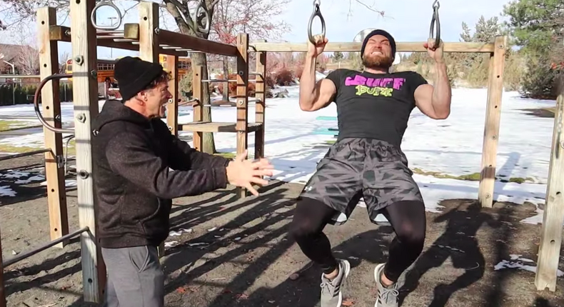 Watch 2 Bodybuilders Attempt the FBI Fitness Test