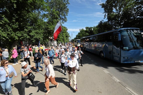 Uczestnicy marszu 4 czerwca w Warszawie