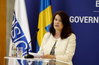 Przewodnicząca OBWE Ann Linde po raz drugi w tym roku w Donbasie