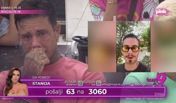 Filip Đukić plače 