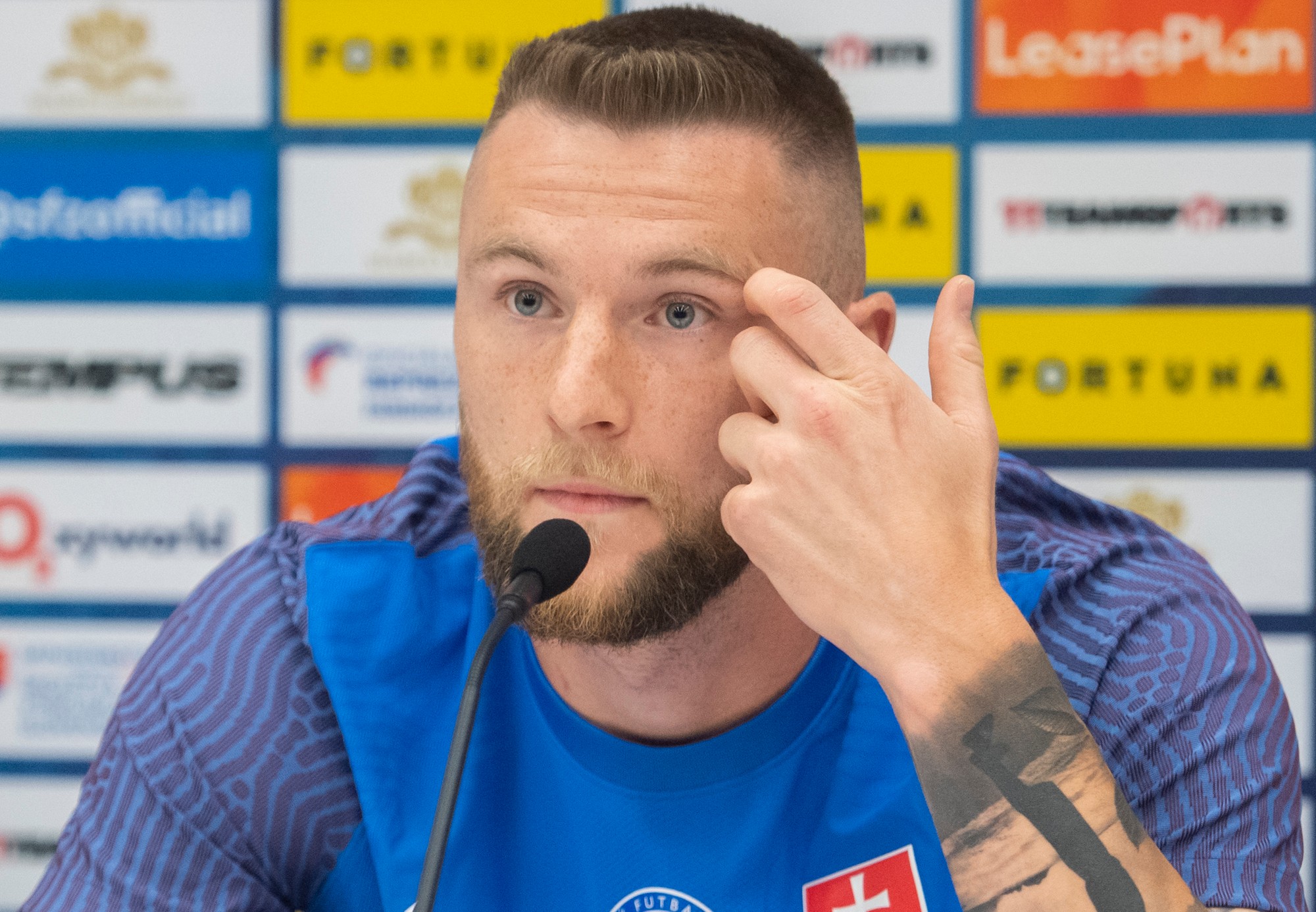 Slovenský futbalový reprezentant Milan Škriniar.