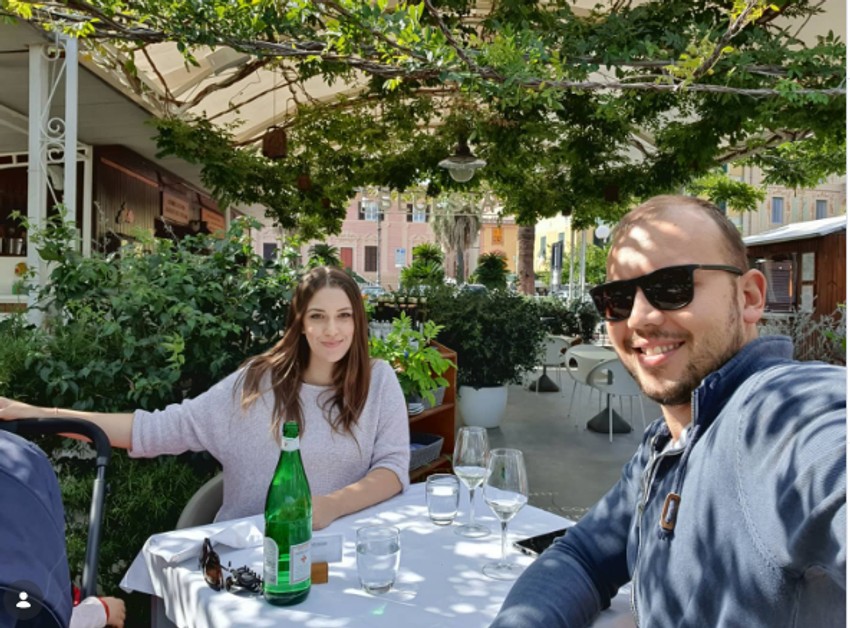 Dušan Mandić sa ženom