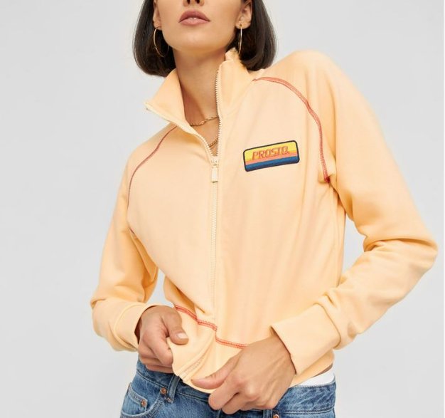 PROSTO KLASYK Zip Sweatshirt Feisty Yellow