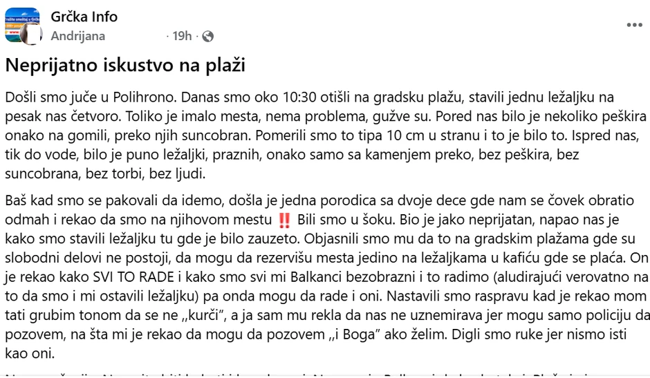 Fejsbuk objava