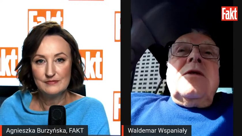 Waldemar Wspaniały w programie FaktLIVE