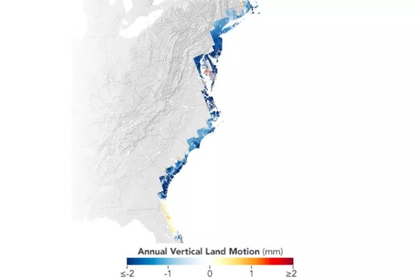 Sleganje američke istočne obale