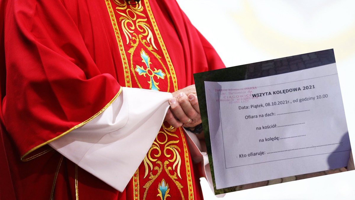 Kolęda. Burza w sieci po publikacji zdjęcia kartki od księdza