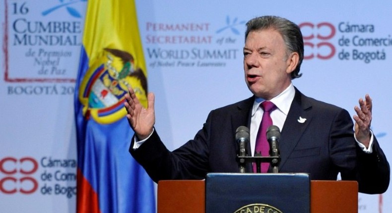 Colombian President Juan Manuel Santos said, Discrimination, the refugee crisis and the growing, absurd rejection of migrants under a discourse of hate and exclusion that wins over the hearts of frightened people. What can we say to humanity?