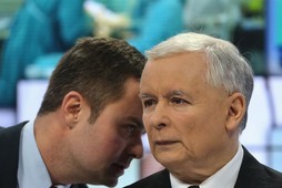 Adam Hofman i Jarosław Kaczyński