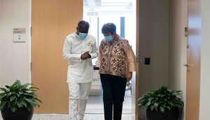 Ken Ofori-Atta and IMF MD, Kristalina Georgieva 