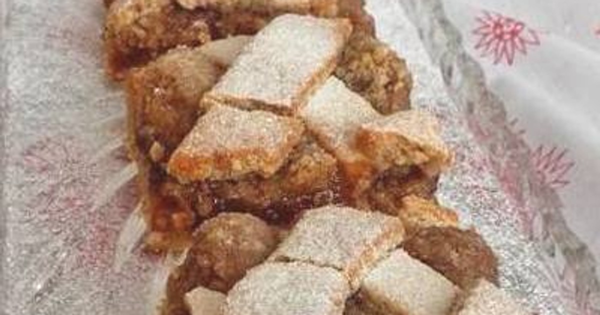 Diós-lekváros rácsos linzer recept