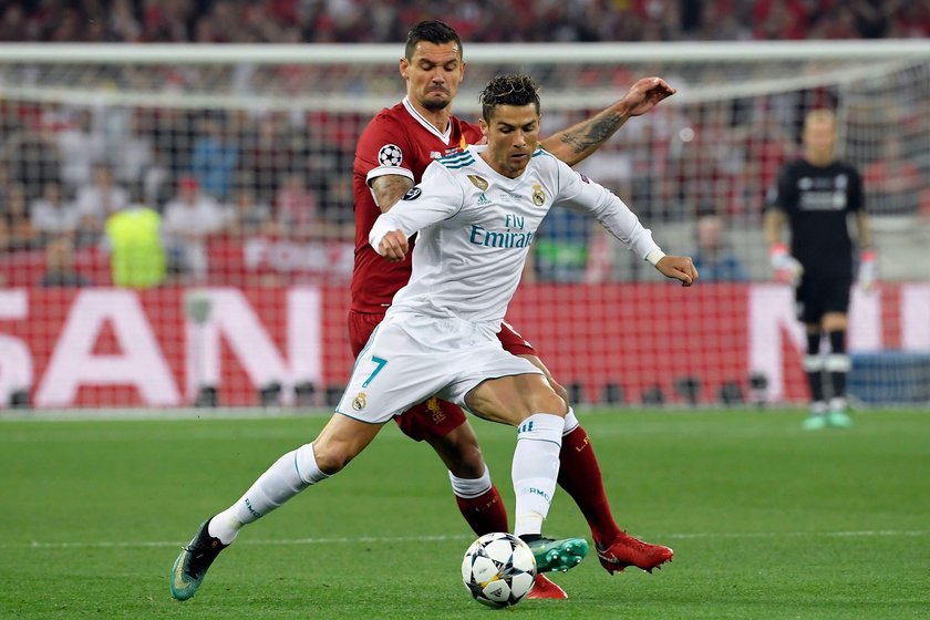 FILE PHOTO: Real Madrid's Cristiano Ronaldo celebrates after winning the Champions League in Kiev, U