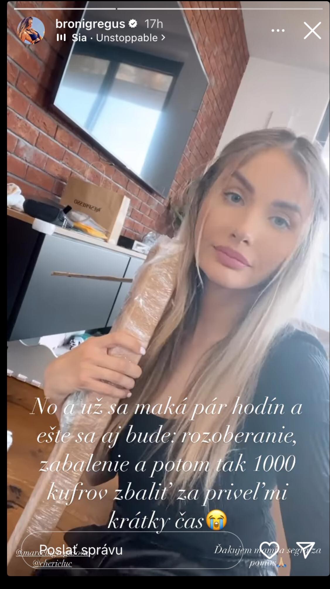 Broňa sa pripravuje na odchod zo Slovenska.