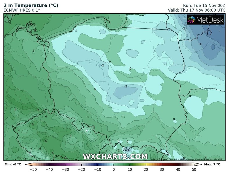 Nad ranem w wielu regionach pojawi się już lekki mróz