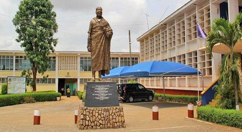 Front view of Opoku Ware Senior High School