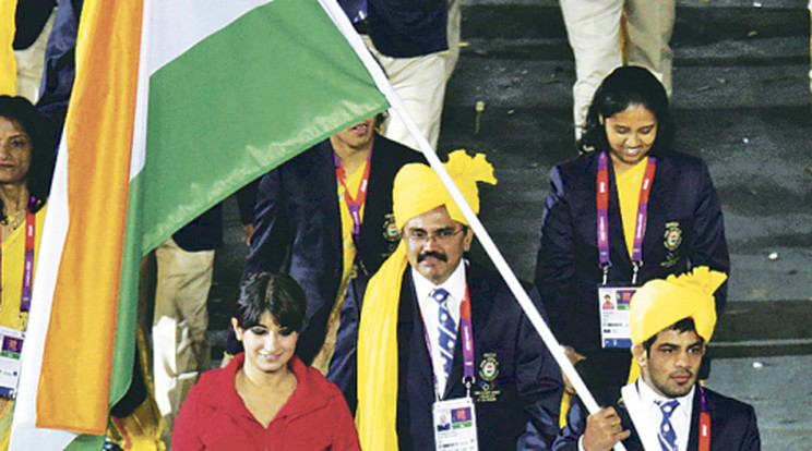 Indiai diák az olimpiai megnyitón