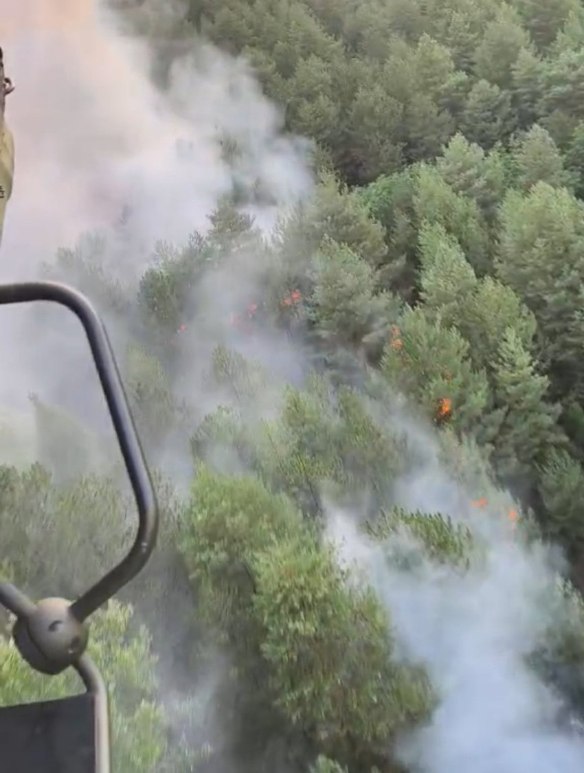 Deliblatska peščara gašenje požara iz helikoptera