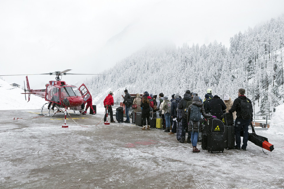 Atak zimy w Zermatt