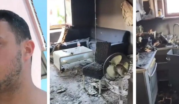 Zapalili čoveku apartman