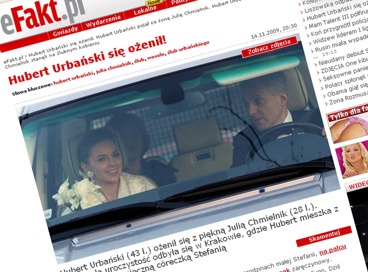 Hubert Urbański się ożenił!