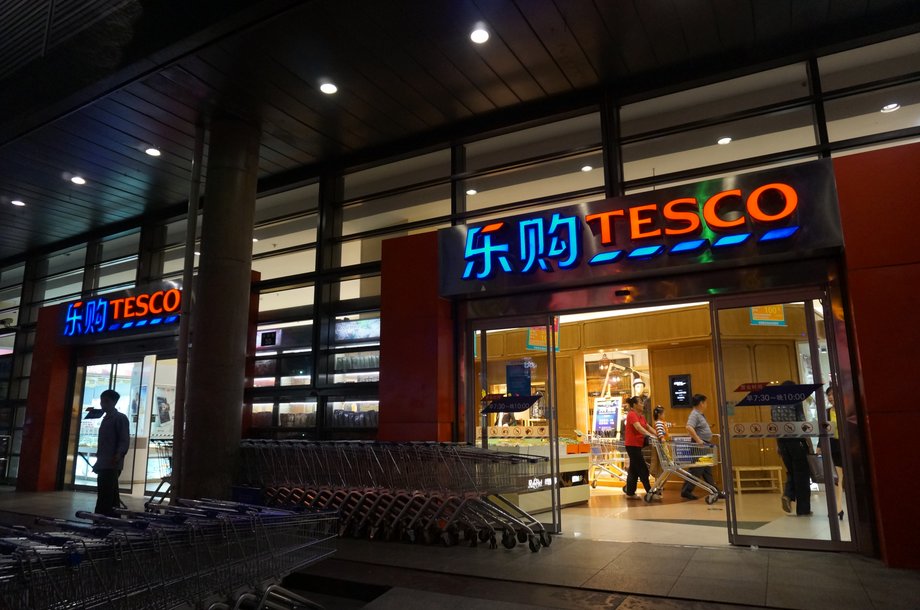 Jeszcze w 2014 roku w Chinach odwiedzić można było supermarkety z szyldem Tesco