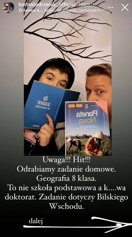 Bartek Jędrzejak na Instagramie