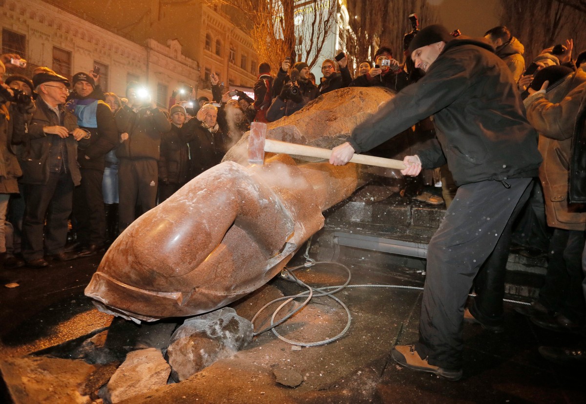 Pomnik Lenina w Kijowie