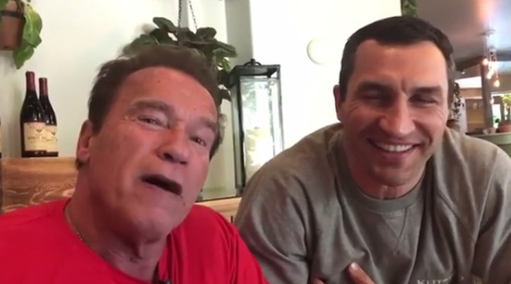 Schwarzenegger és Klicsko remek kapcsolatot ápol / Fotó: Instagram