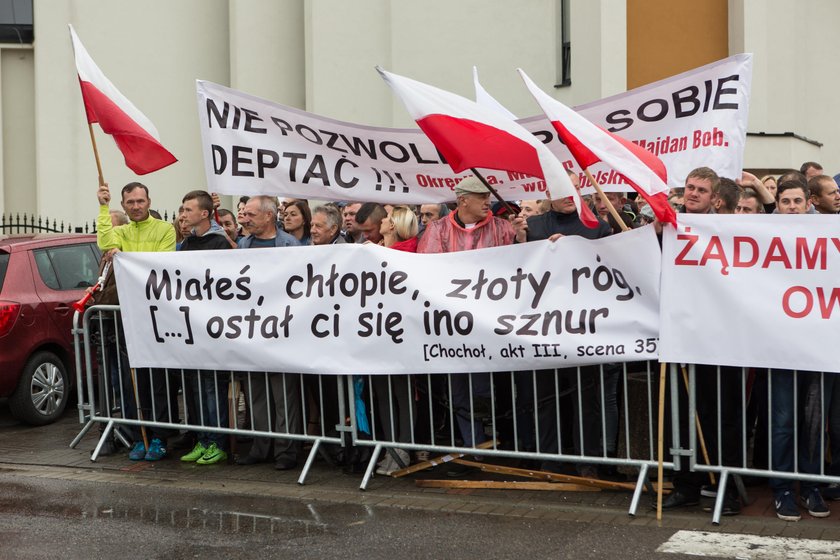 Protesty rolników