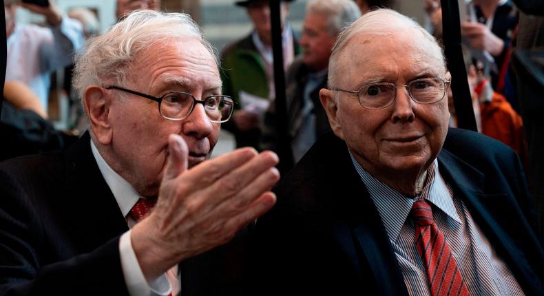 Charlie Munger (right) is Warren Buffet's (left) right-hand man.Johannes Eisele/Getty Images