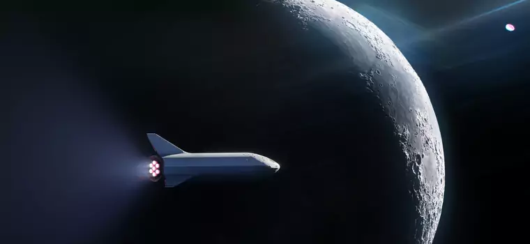 SpaceX planuje drugą misję prywatną Starshipa na Księżyc. To otworzy nowe możliwości