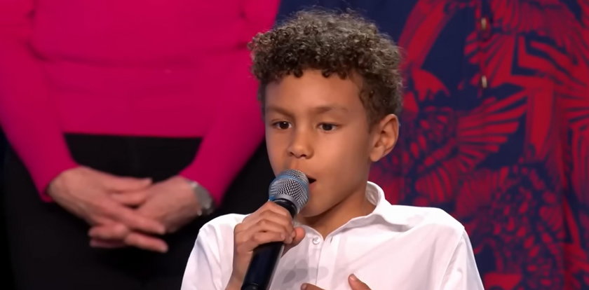 Ośmiolatek doprowadził jury "Mam Talent" do łez, zanim zaczął śpiewać. Złoty przycisk był formalnością