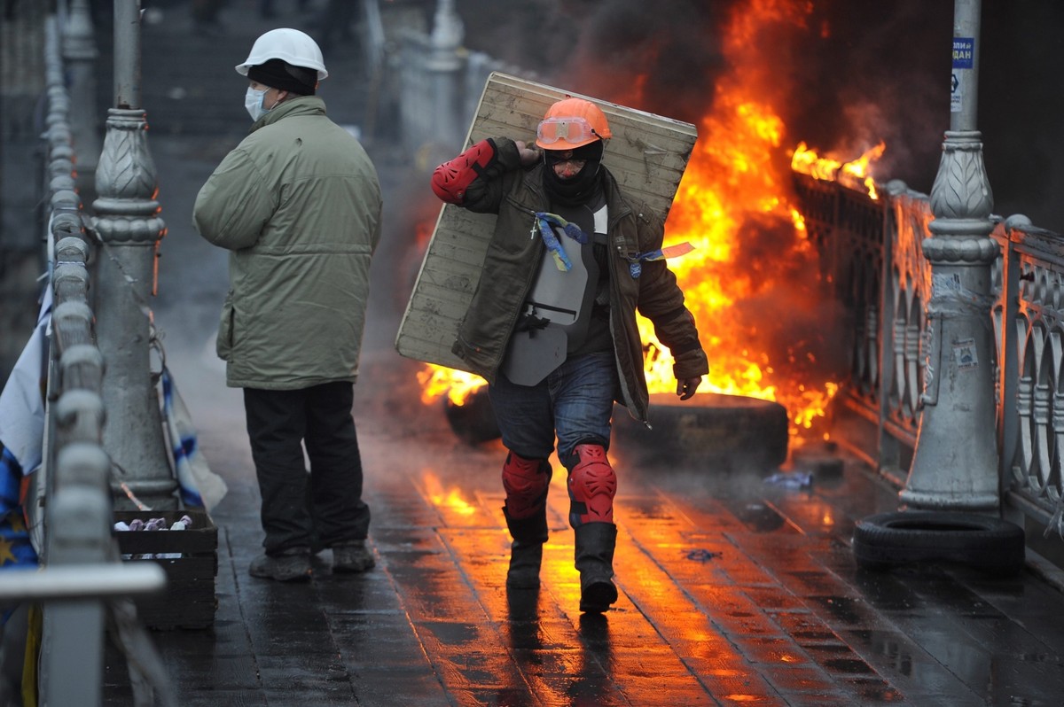 Poranne starcia w Kijowie