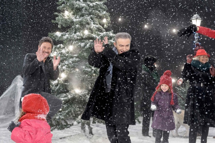 Piaseczny kontra Krajewski w bitwie na śnieżki