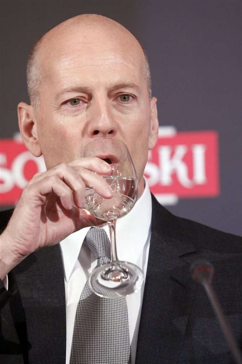 Bruce Willis pije tylko wódkę Sobieski