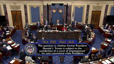 Senat USA: impeachment byłego prezydenta Donalda Trumpa zgodny z konstytucją
