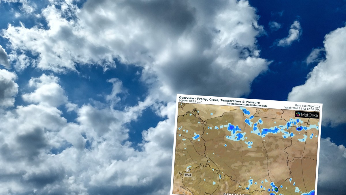 Prognoza pogody na środę, 21 lipca. Komfortowa temperatura w całym kraju