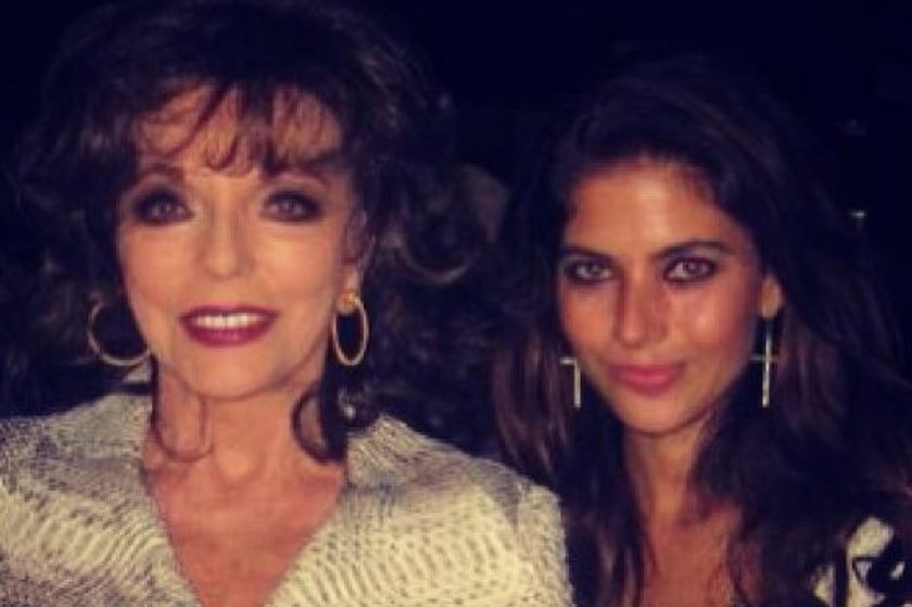 Weronika Rosati i Joan Collins