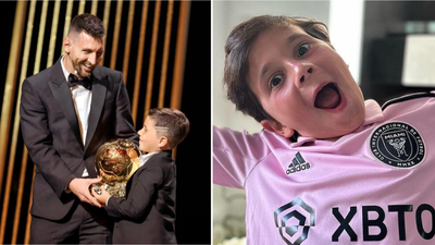 Lionel Messi's son breaks the internet after scoring five goals for Inter Miami