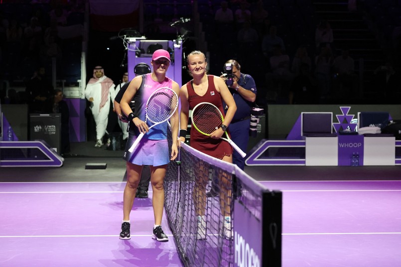 Iga Świątek i Barbora Krejcikova