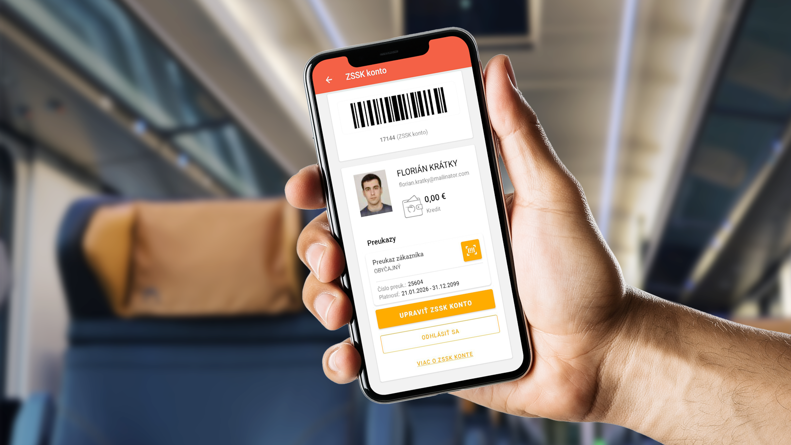 ZSSK spúšťa dôležitú novinku: Virtuálne preukazy na bezplatné cestovanie