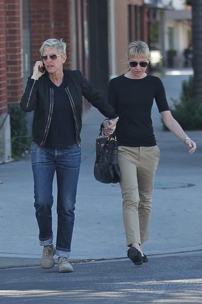 Ellen DeGeneres i Portia de Rossi na zakupach w Los Angeles