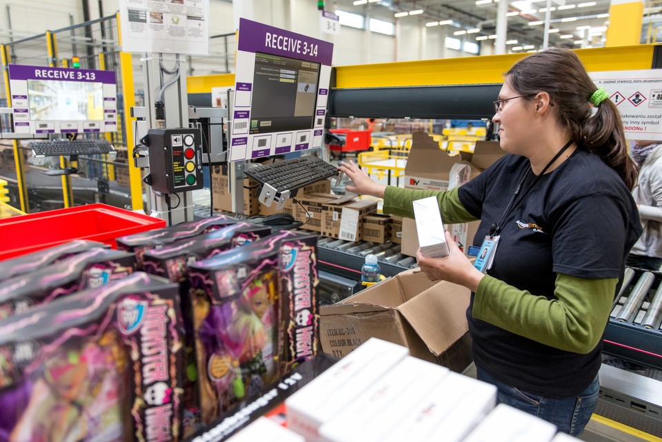 BIELANY WROCŁAWSKIE AMAZON CENTRUM LOGISTYCZNE OTWARCIE (Centrum logistyczne)