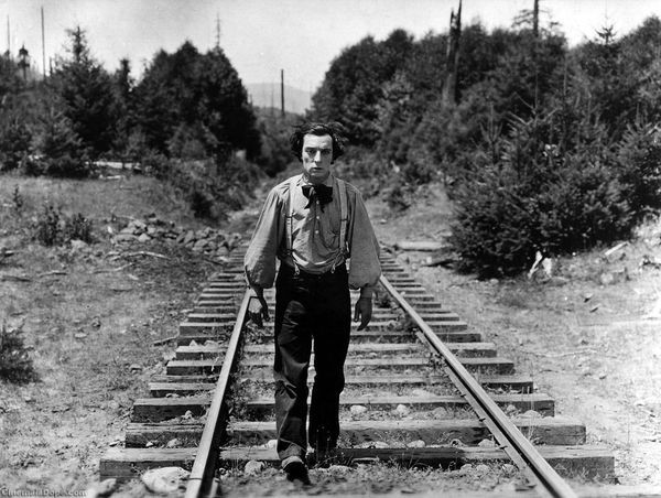 Buster Keaton w filmie "Generał"