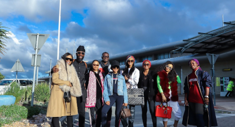 Summer holiday experience with Toke Makinwa, Bonang Matheba, Mai Atafo, Kelechi Amadi-Obi, Ameyaw Debra, Folu Storms, Sister Deborah in South Africa