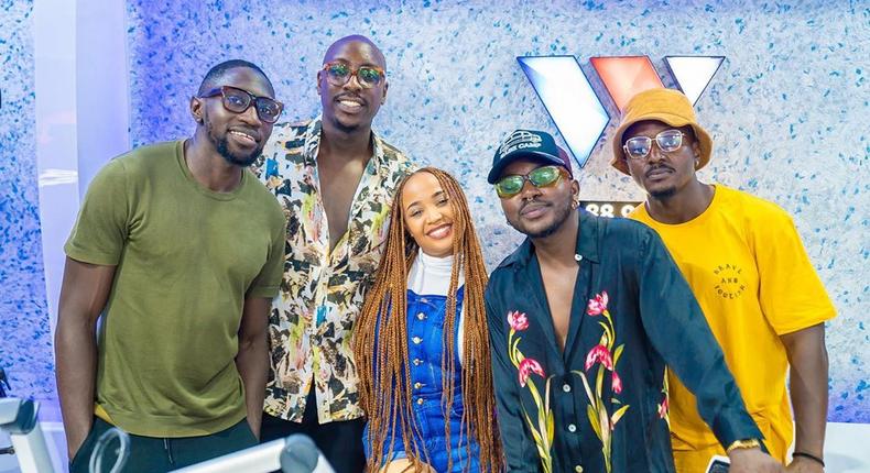 Sauti Sol at WASAFI FM