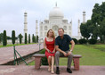 Donald Tusk z małżonką w Indiach, fot. Reuters