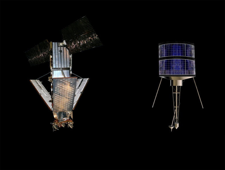 Szczątki satelit Kosmos 2251 i Iridium 33