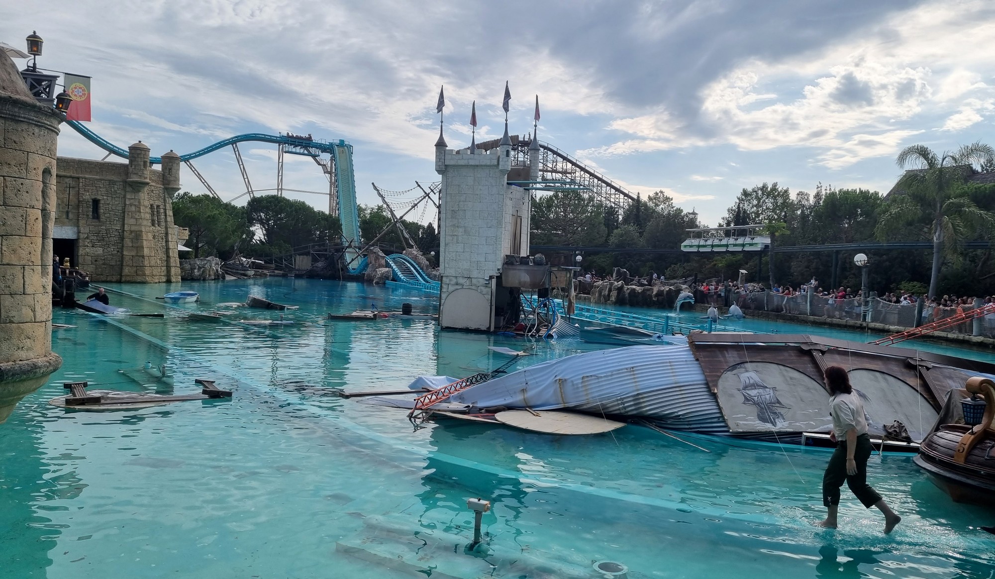 Areál High-Diving-Show "Retorno dos Piratas".