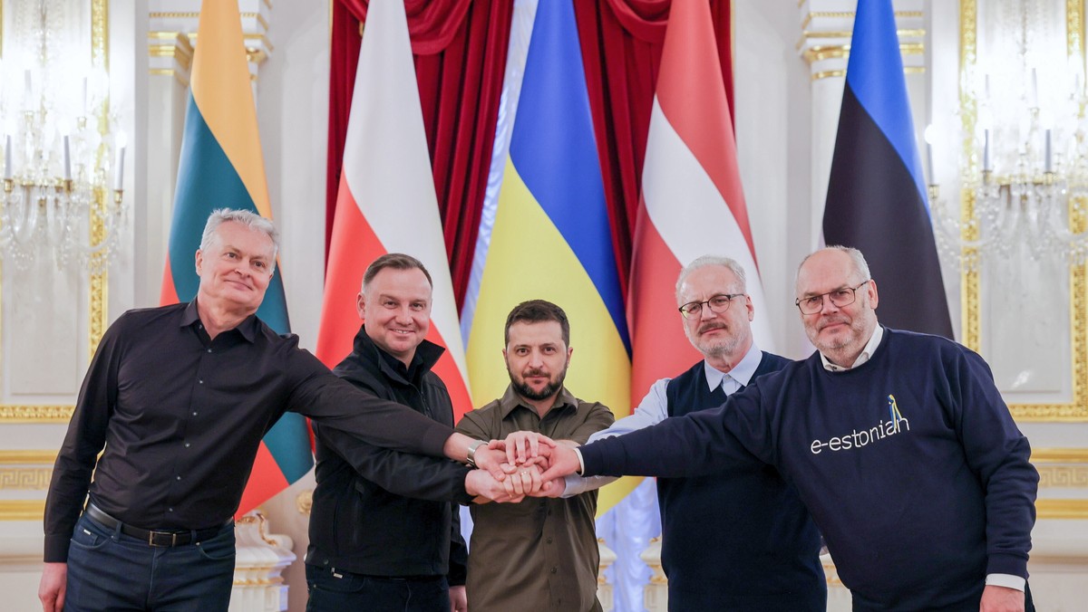 Prezydenci Polski i krajów bałtyckich w Kijowie